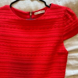 Alice & Olivia Red Dress